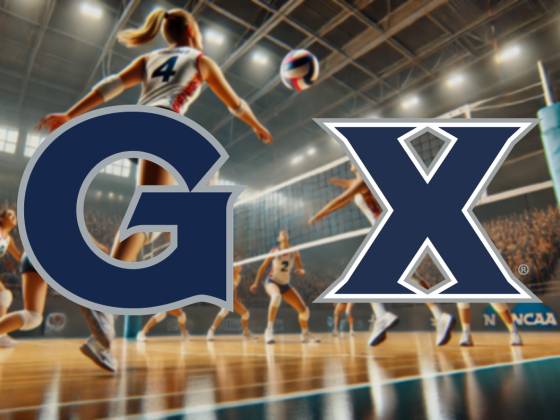 Georgetown Hoyas at Xavier Musketeers Women's Volleyball